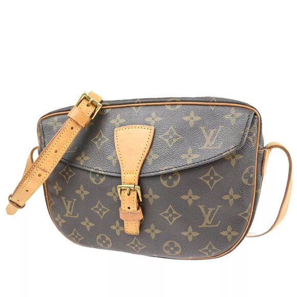 LOUIS VUITTON Jeune Fille MM Shoulder Bag Monogram Leather Brown M51226 86HB901 - Picture 1 of 13